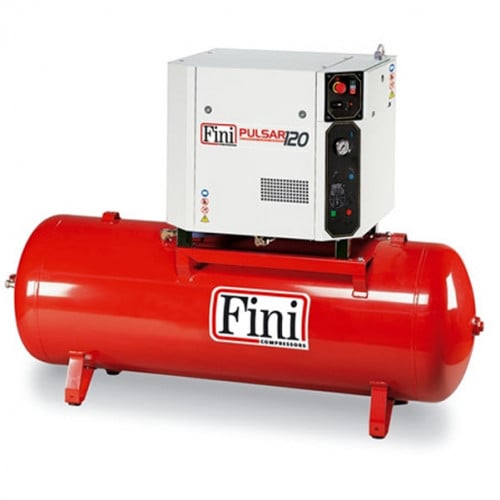 Fini 500L Pro脉冲星概念接收器安装空气压缩机- 38.2 CFM 10 HP三相