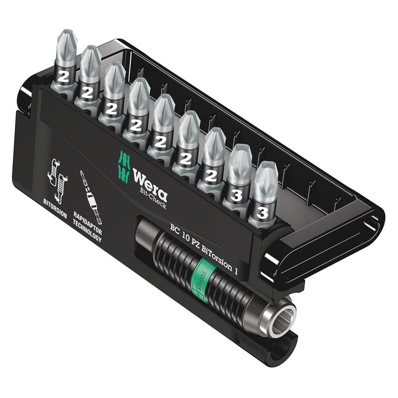 Wera 05056368001位检查10 PZ BiTorsion全长寿命波兹德里夫位设置10%