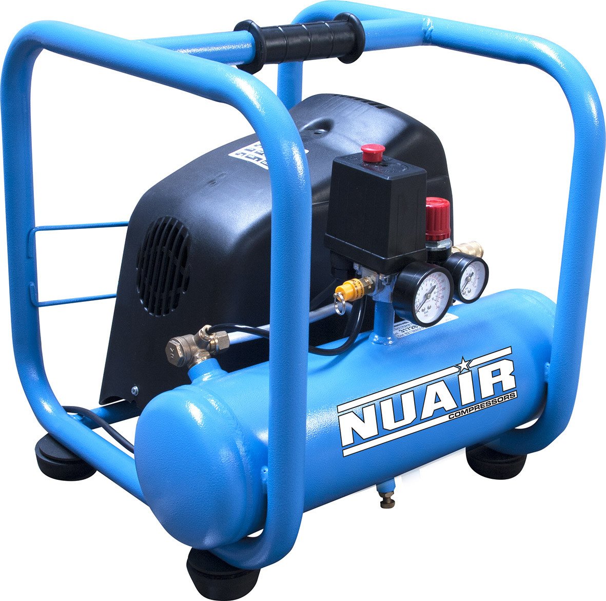 Nuair 6升少油直接驱动空气压缩机- 7.1 CFM 1.5 HP