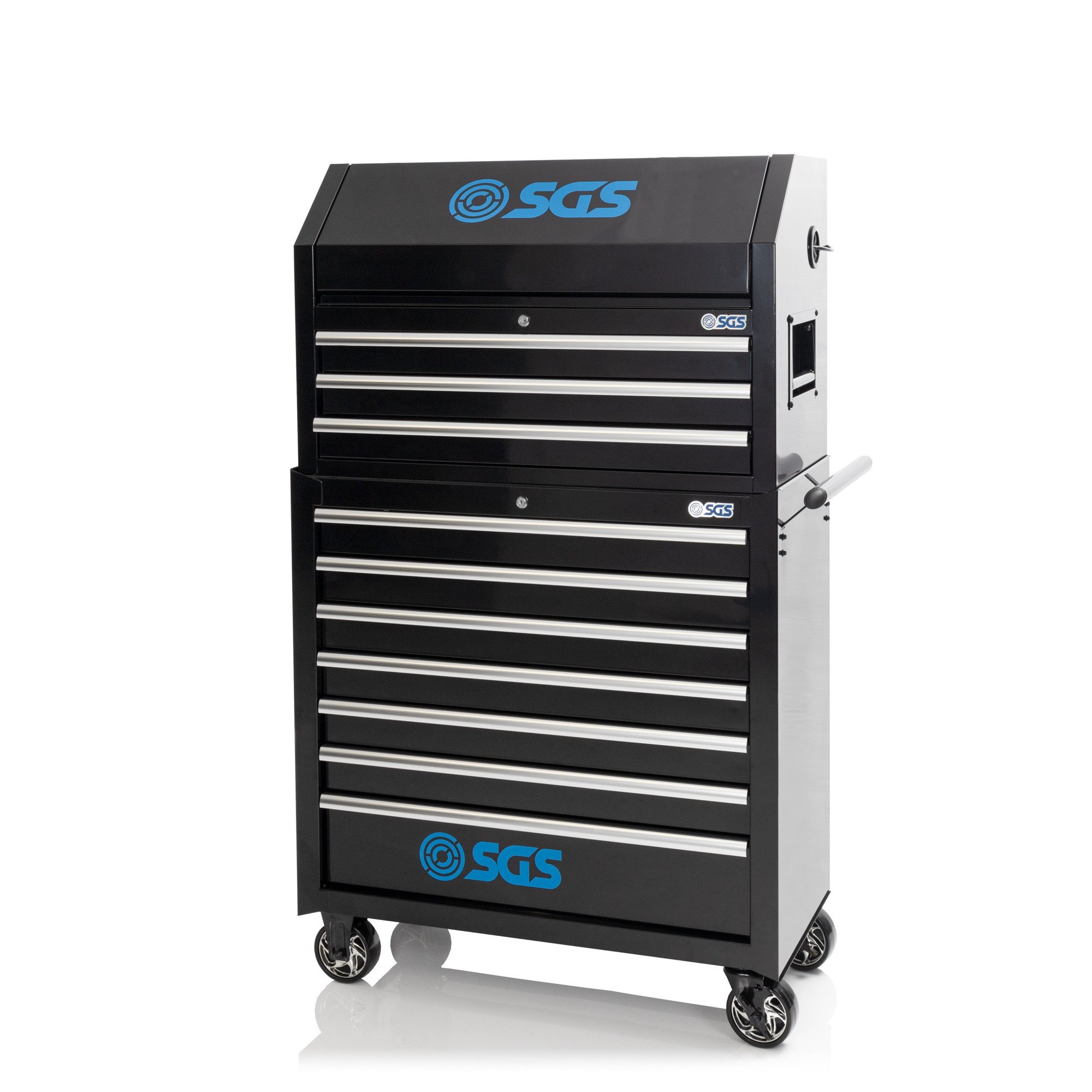 SGS 36 10抽屉专业工具箱和滚筒柜带电源插座