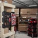 密尔沃基4932464083包装紧凑型组织者附件储物箱-5隔间顶部手柄和透明盖