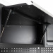SGS车库存储系统10 pc角落设置-不锈钢工作台和两个抽屉单元门辊墙柜